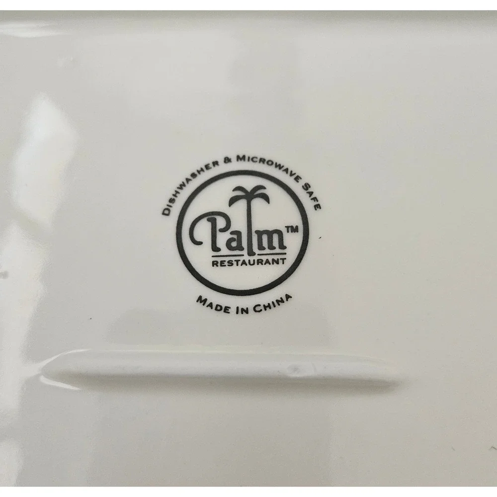 Palm Restaurant Rectangular Plates 10.5